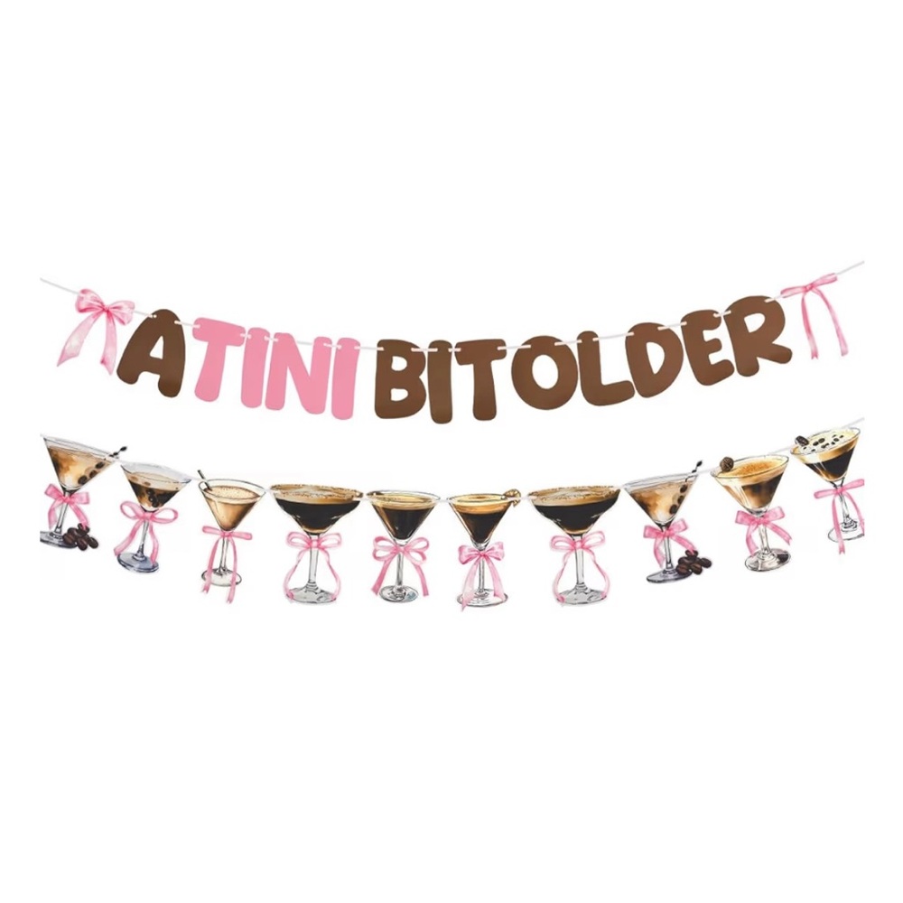 Espresso Martini - A Tini Bit Older Banner